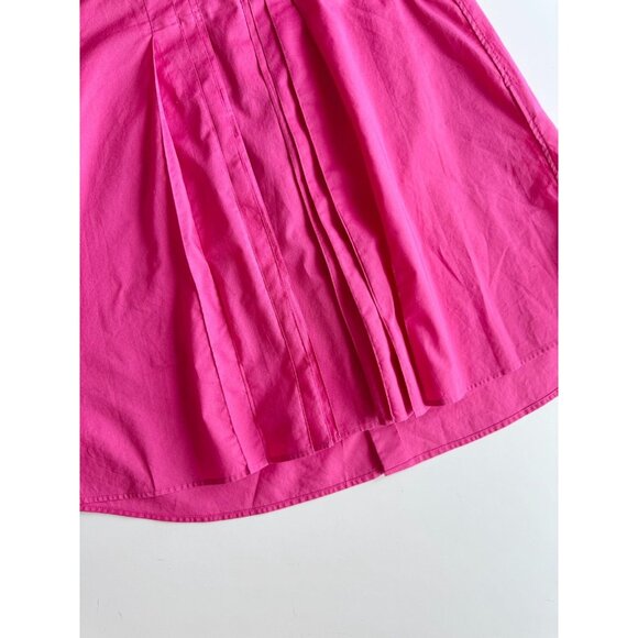NWT UNIQLO x MARNI Pink Cotton Poplin Pleated Tucked Sleeveless Shirt, Size S - Picture 10 of 15